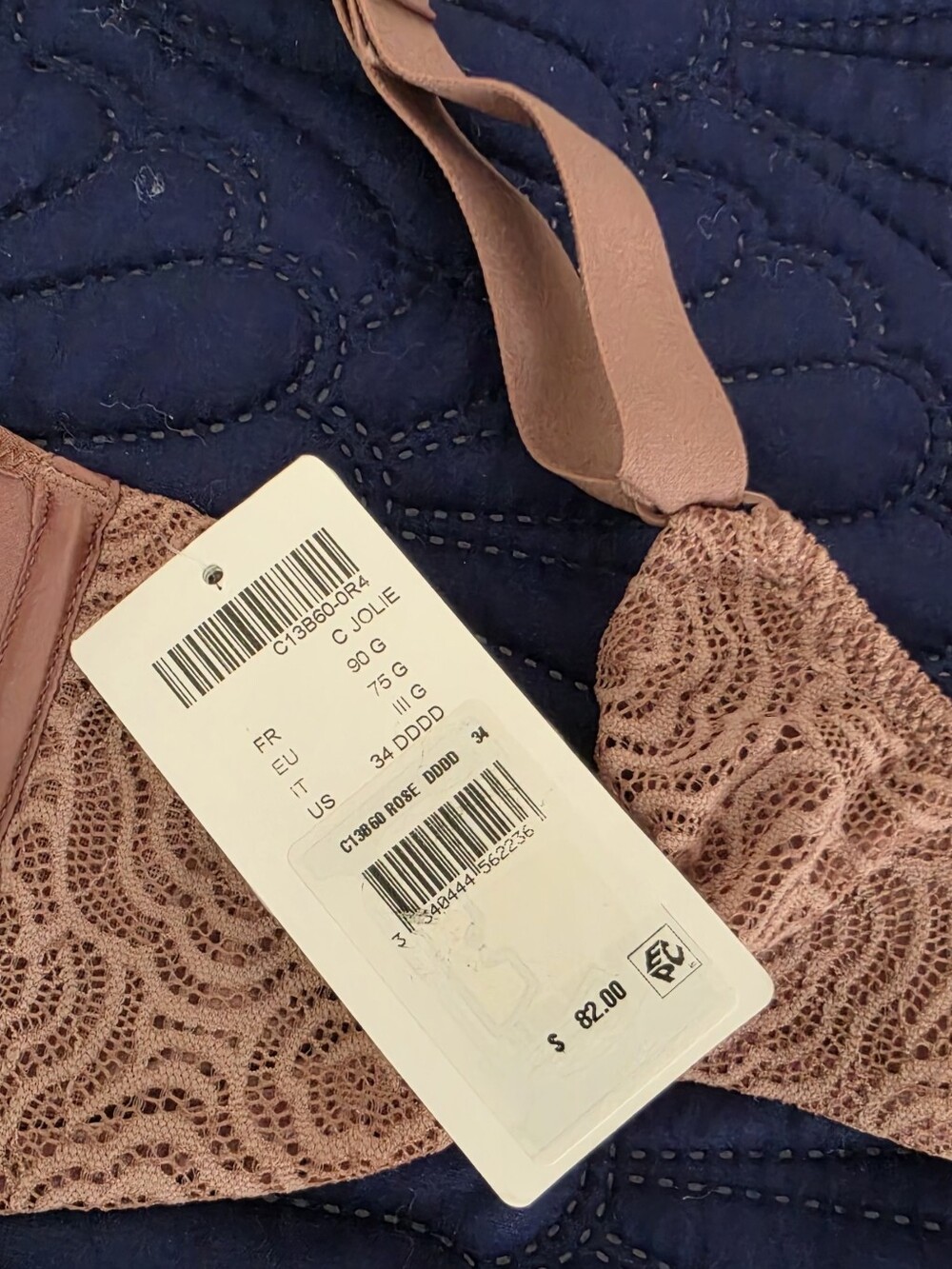 Chantelle C Jolie Smooth T-Shirt Bra in Rose Blush 34G (4D) - Picture 7 of 10